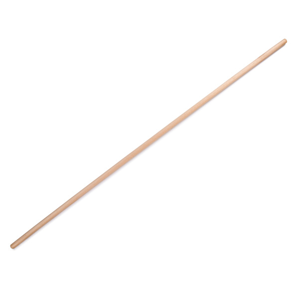Manche pour brosse tête de loup, en bois