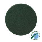 Green thin scrub pad