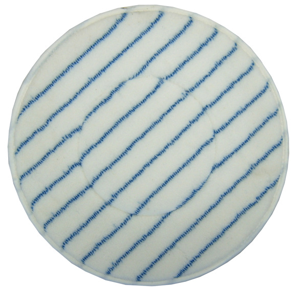 Microfaserpad mit blauen Streifen