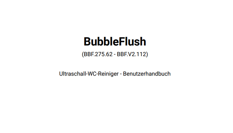 BubbleFlush DE