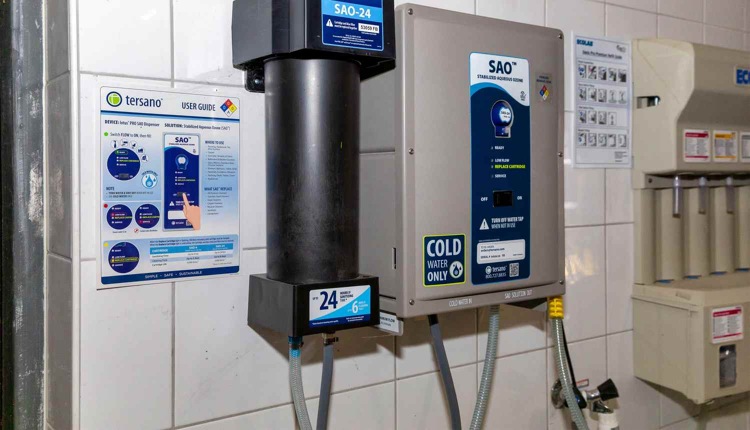 Tersano ozonwater schoonmaak